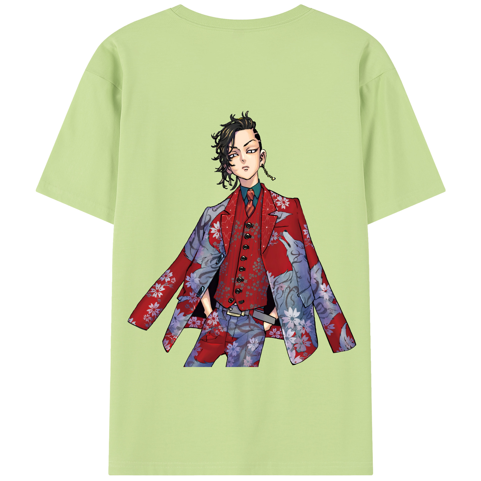 （画像用） 東京リベンジャーズ Tokyo Revengers 綿100％半袖Tシャツ（背面プリント）